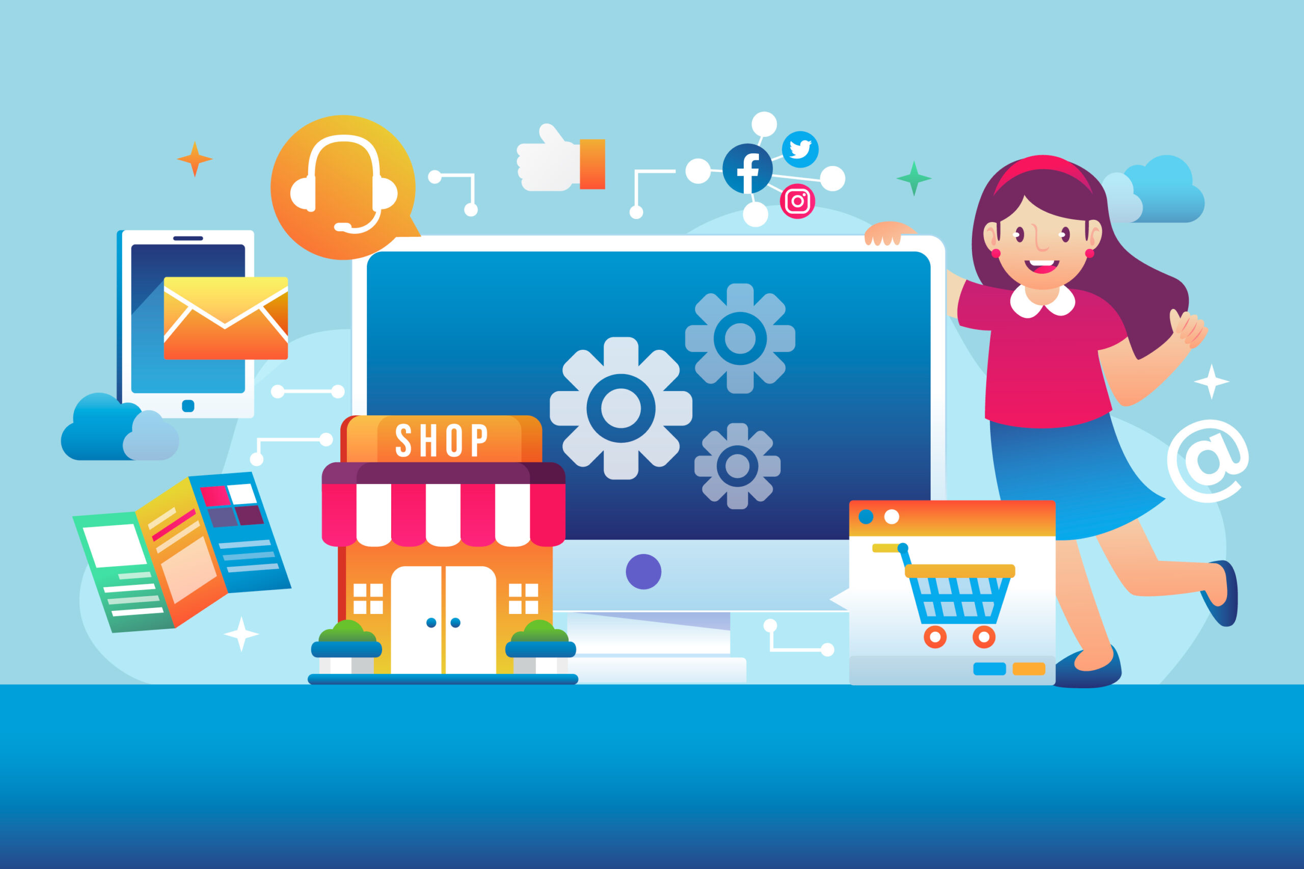 Online store development in Raipur