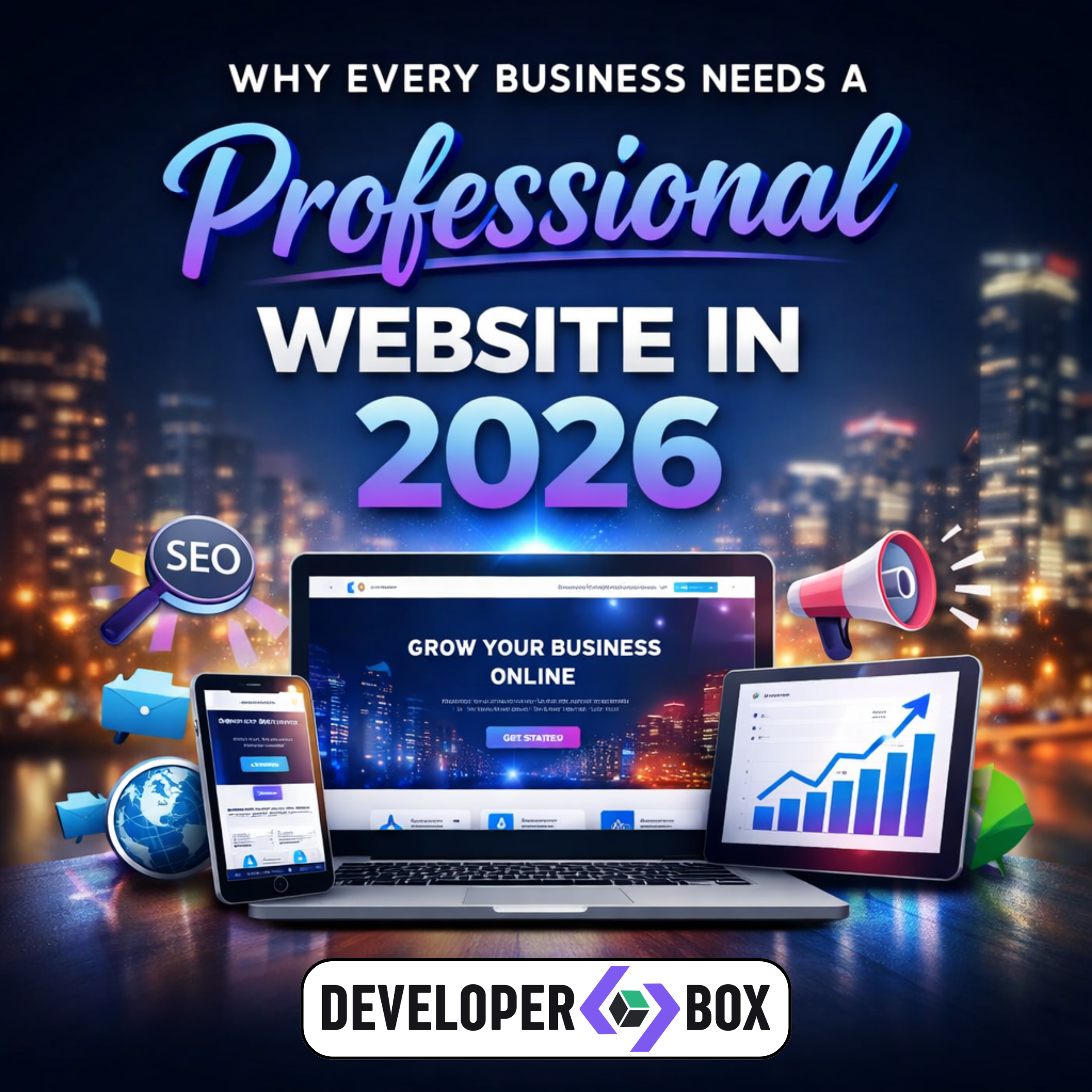 AI website development in raipur - developer box