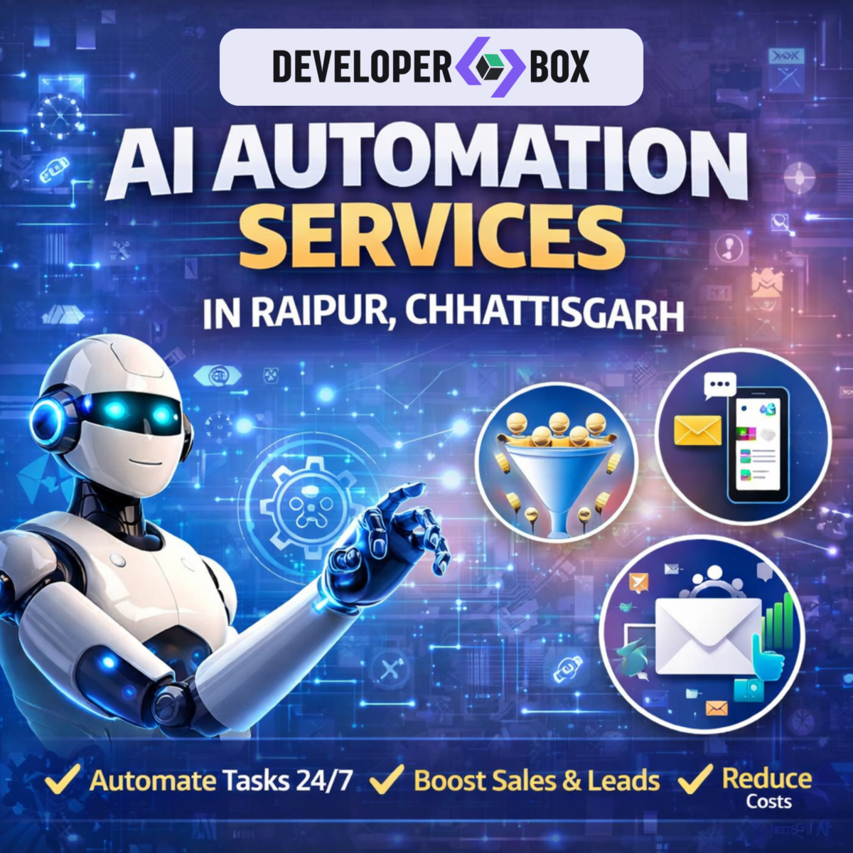 AI Automation Services in Raipur - Developer Box